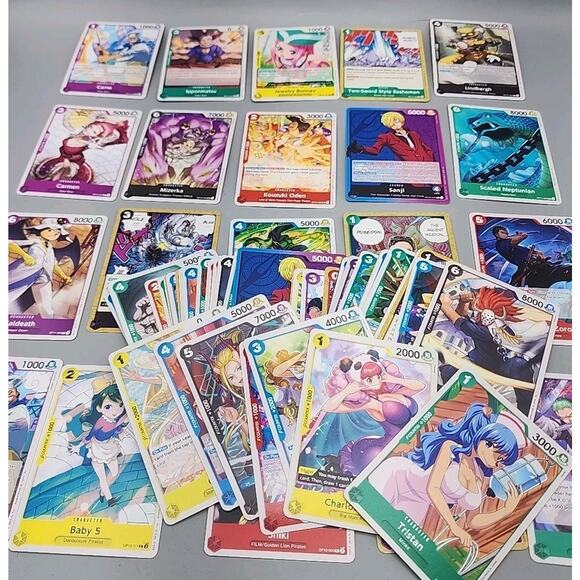 One Piece Trading Card Game Lot of 60 Cards No Holos Excellent Condition - Picture 1 of 15